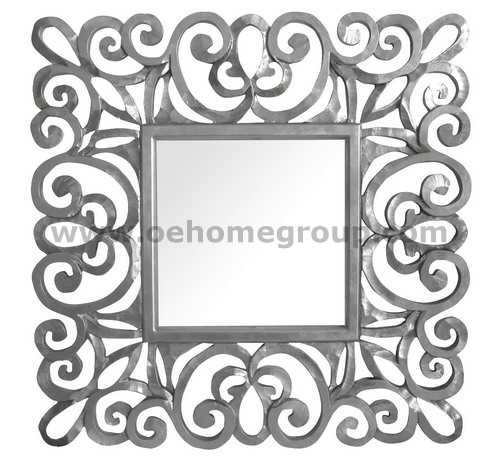 Elgant high quality wood wall mirror for home decoration